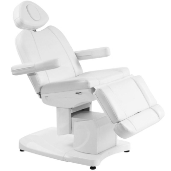 ActivShop FOTEL KOSMETYCZNY ELEKTR. AZZURRO 708A 4 SILN. BIAŁY